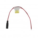 18AWG DC 2.1mm Female with Car fuse Holder 10A Red Black Power Cable